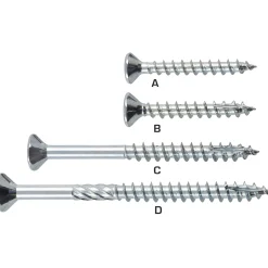 NKT SPUN®+ UNIVERSALSKRUE SPUN+ SKRUE 6,0X120 MM ELFORZINKET 100 STK