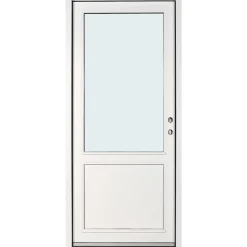 OUTLINE 3-LAGS KLART GLAS FACADEDØR 114 X 948 X 2118 MM H HVID