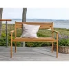 OUTRIUM GILI MED RYGLÆN HAVEBÆNK TEAK 120 CM