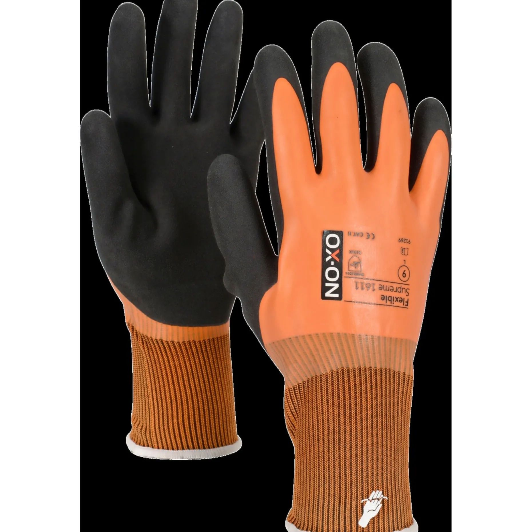 OX-ON 91267 HANDSKE CE 08 ORANGE 1 PAR