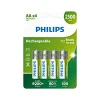 PHILIPS AA GENOPLADELIGT BATTERI 4 STK/PK