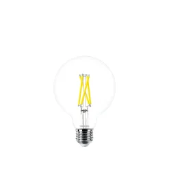 PHILIPS DÆMPBAR KLAR DEKOPÆRE GLOBE E27 6W
