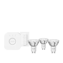 PHILIPS E WCA 3 X GU10, BRIDGE & DIM. SWITCH STARTSÆT