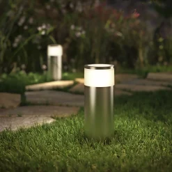 PHILIPS HUE CALLA CALLA UDVIDELSE BEDLAMPE RUSTFRIT STÅL 25,2 CM