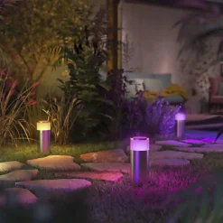 PHILIPS HUE CALLA CALLA UDVIDELSE BEDLAMPE RUSTFRIT STÅL 25,2 CM