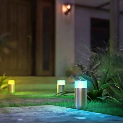 PHILIPS HUE CALLA CALLA UDVIDELSE BEDLAMPE RUSTFRIT STÅL 25,2 CM