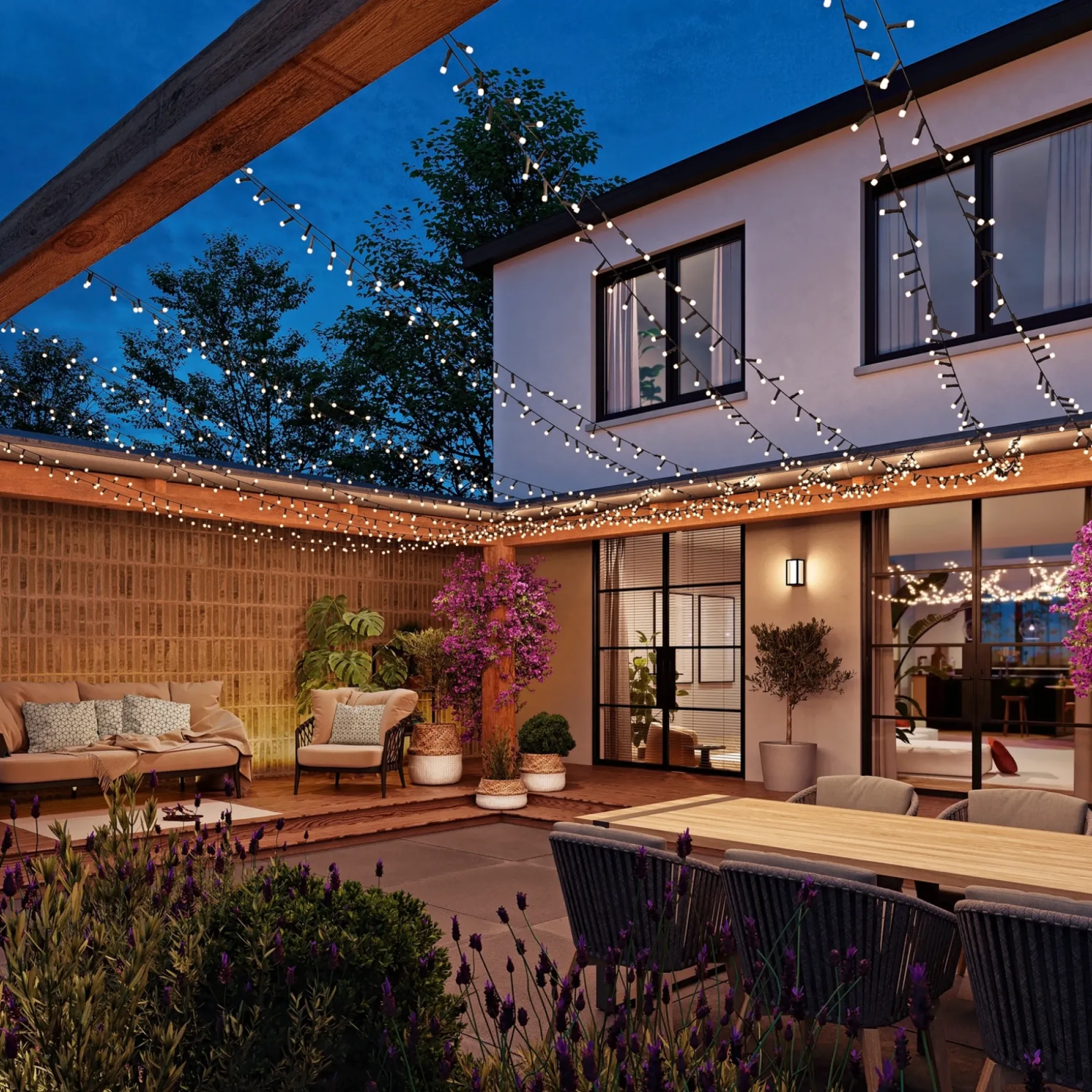 PHILIPS HUE FESTAVIA 250 LED LYSKÆDE