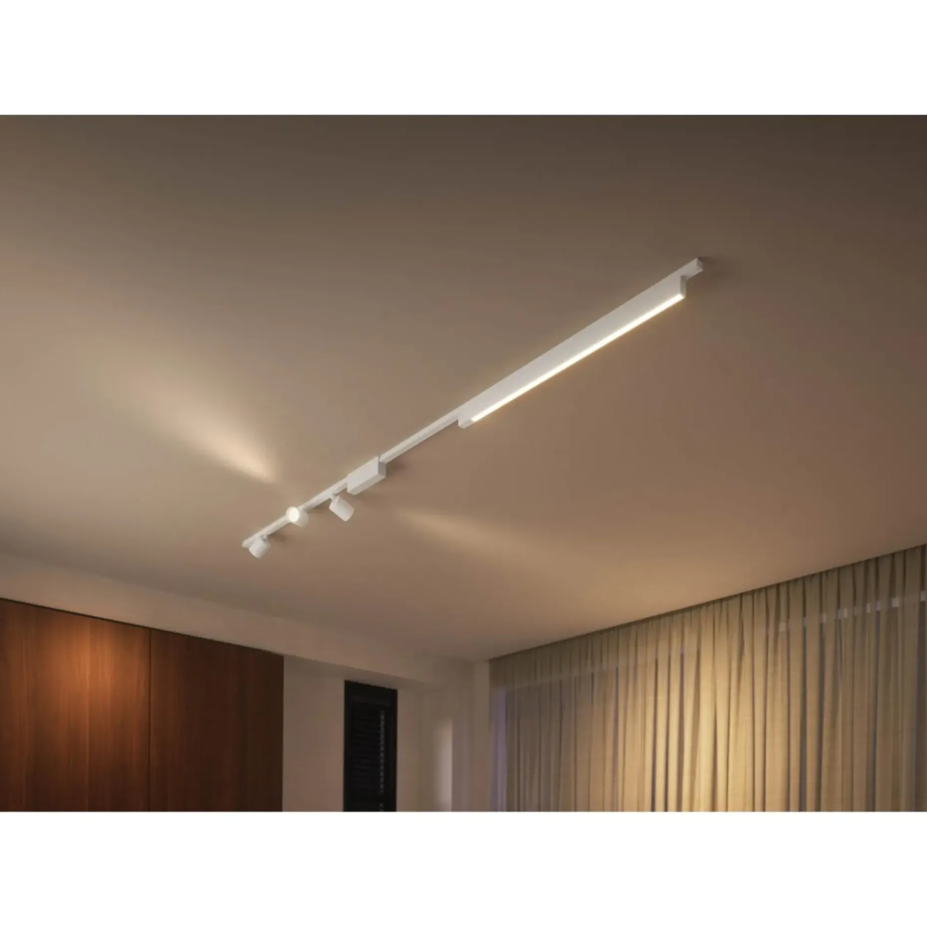 PHILIPS HUE PERIFO 3 SPOT + 1 LYSBAR SKINNESYSTEM HVID LED 5W