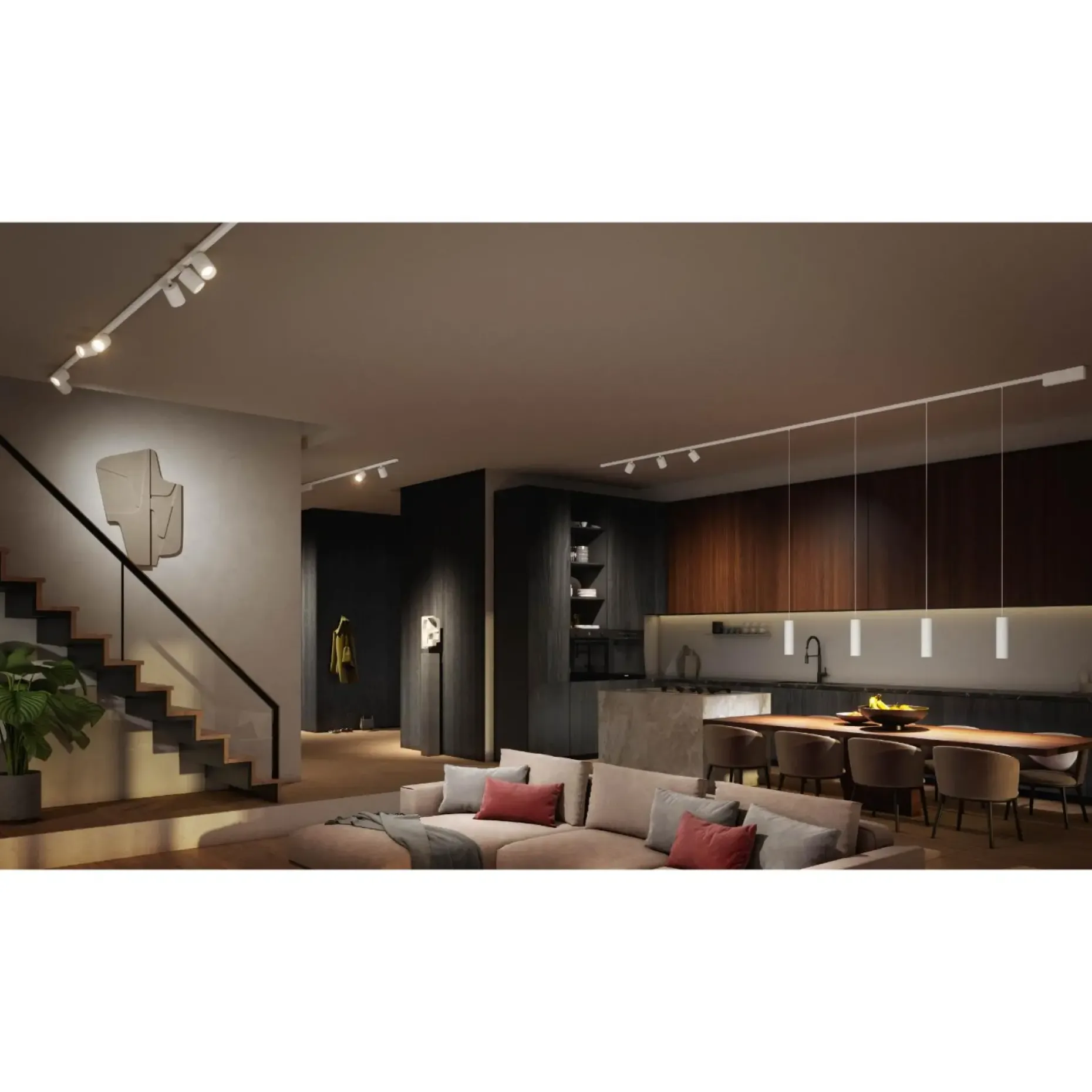 PHILIPS HUE PERIFO 4 SPOT SKINNESYSTEM HVID LED 5W