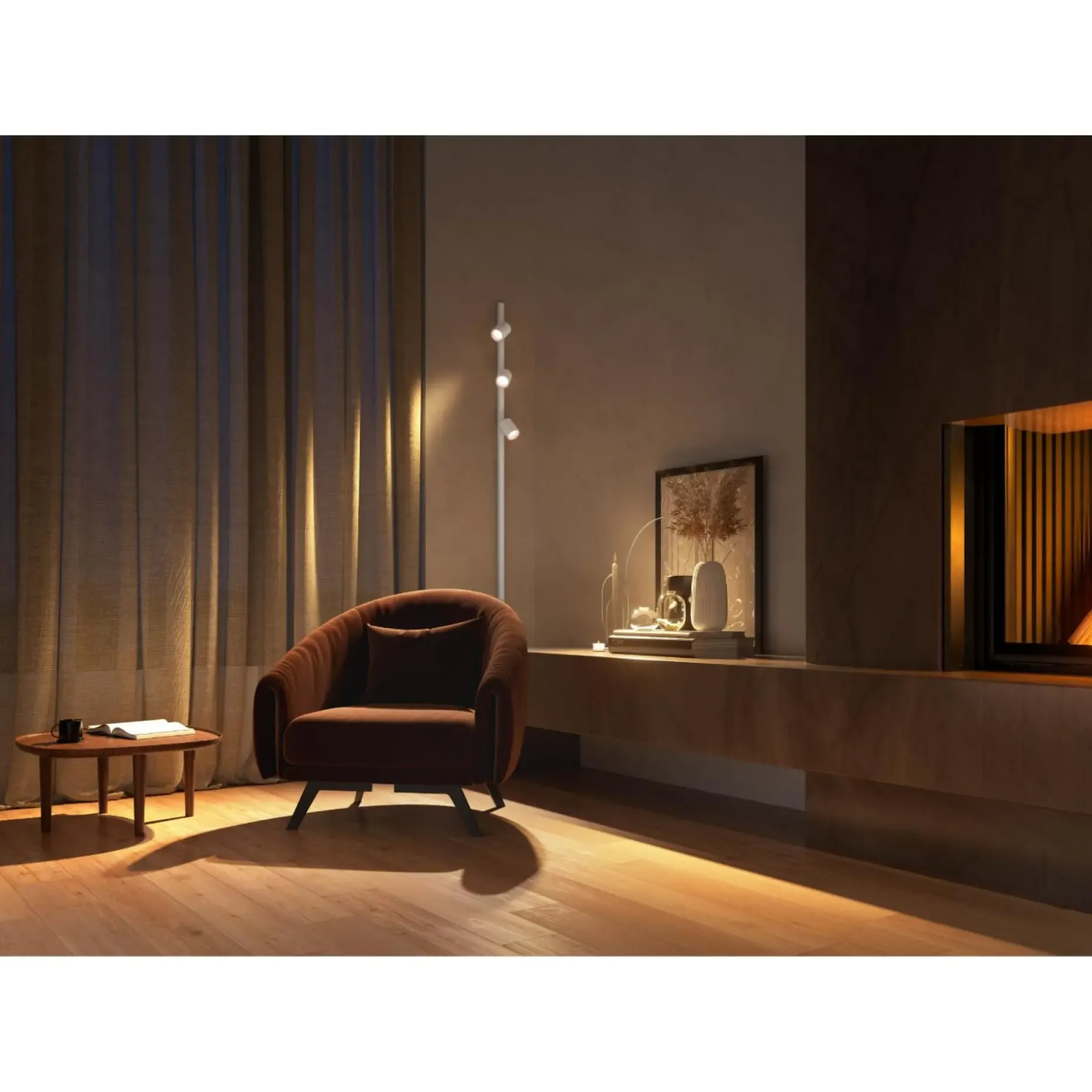 PHILIPS HUE PERIFO 3 SPOT SKINNESYSTEM HVID LED 5W