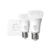 PHILIPS HUE W 2 X E27, BRIDGE & DIM. SWITCH STARTSÆT