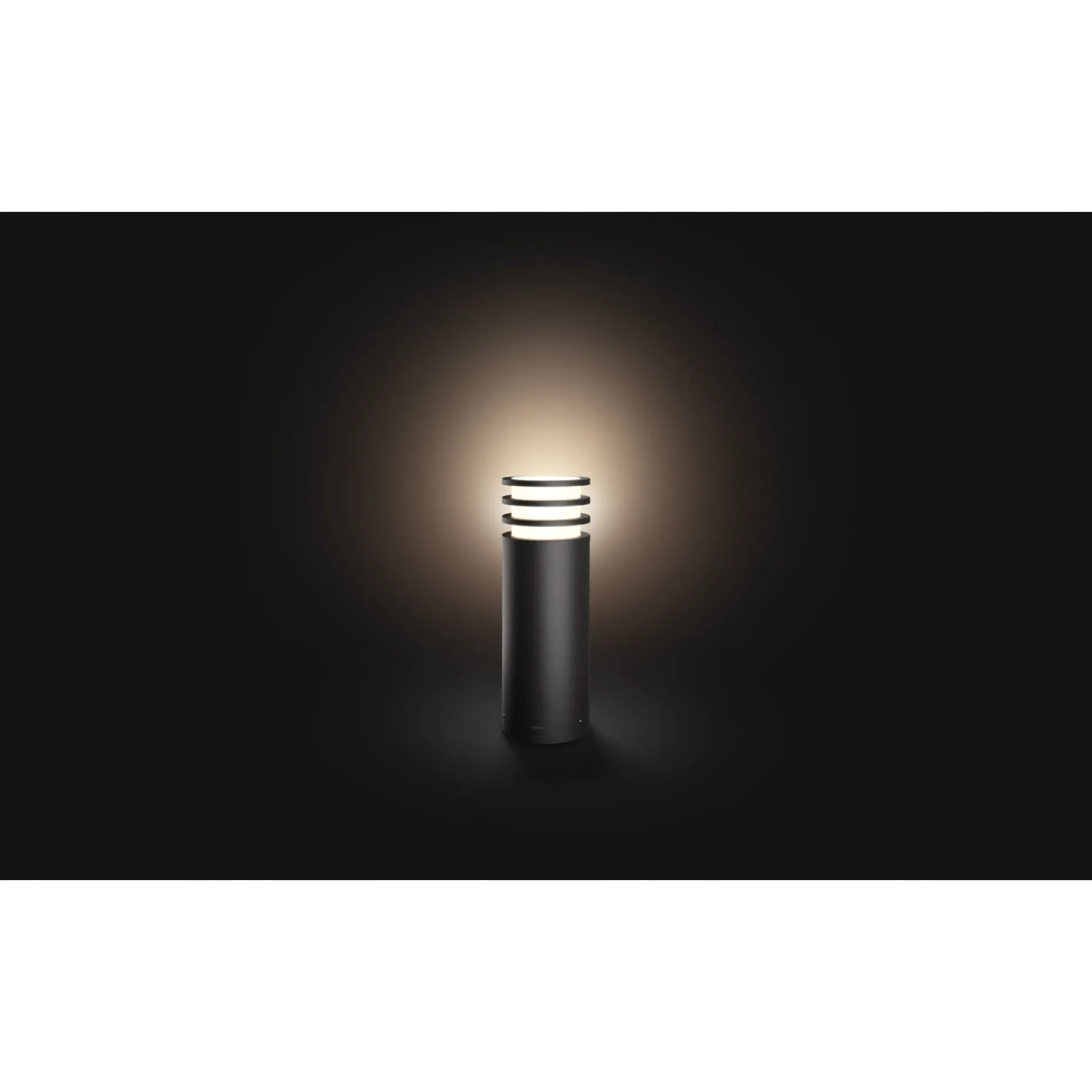 PHILIPS HUE W LUCCA BEDLAMPE ANTRACITGRÅ 40 CM