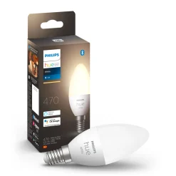 PHILIPS HUE W SMART LED PÆRE E14 KERTE 6W