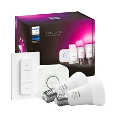 PHILIPS HUE WCA 2 X E27, BRIDGE & DIM. SWITCH STARTSÆT