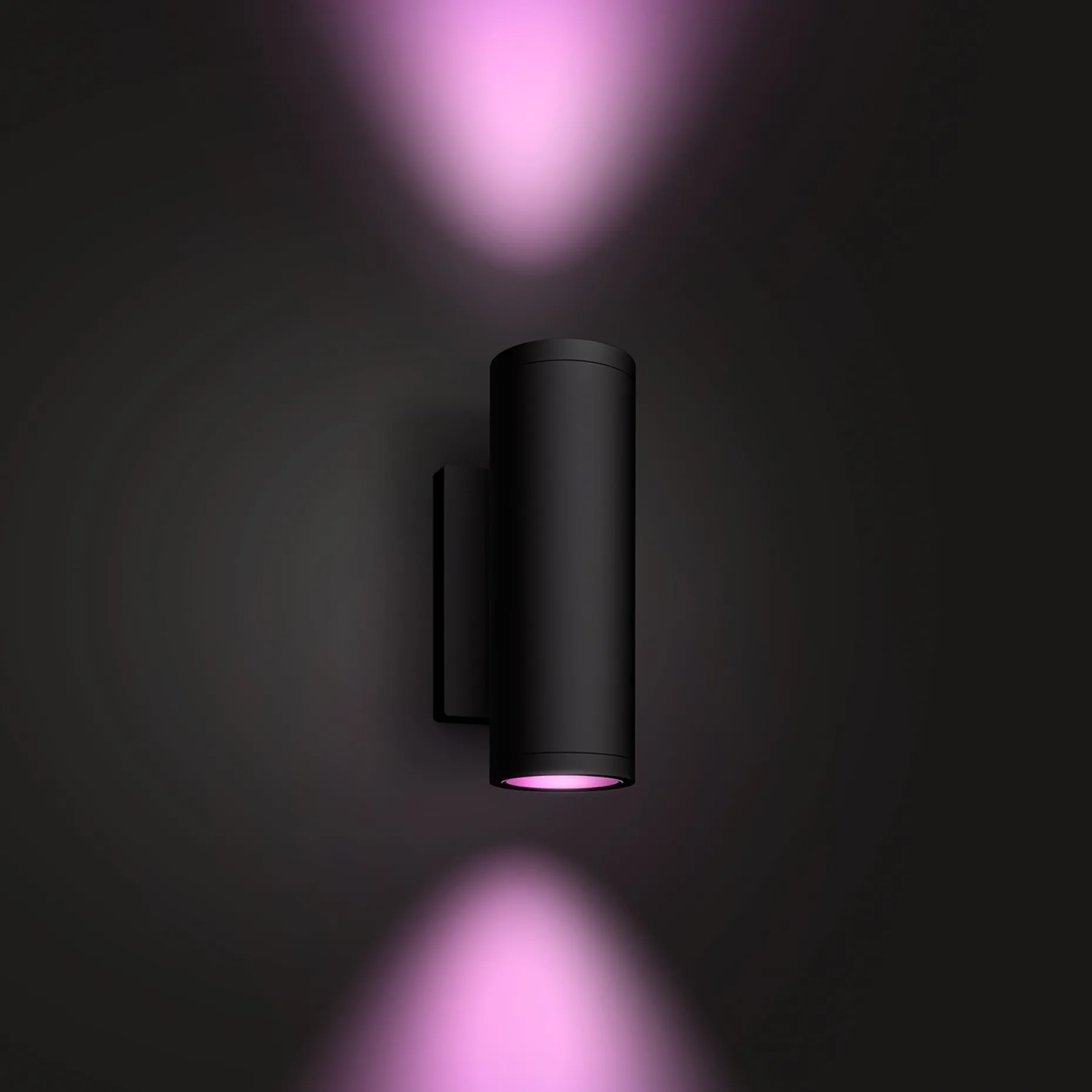 PHILIPS HUE WCA APPEAR UDENDØRS VÆGLAMPE 16W SORT