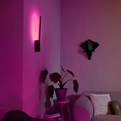 PHILIPS HUE WCA LIANE VÆGLAMPE 12W SORT