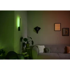 PHILIPS HUE WCA LIANE VÆGLAMPE 12W SORT