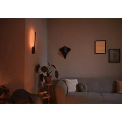 PHILIPS HUE WCA LIANE VÆGLAMPE 12W SORT