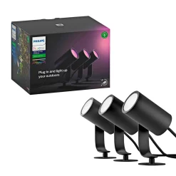 PHILIPS HUE WCA LILY BASIS SPOTLAMPE SORT INTEGRERET LED 8W