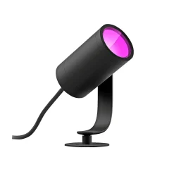PHILIPS HUE WCA LILY UDVIDELSE SPOTLAMPE SORT INTEGRERET LED 8W