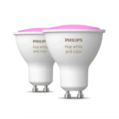 PHILIPS HUE WCA 2-PAK SMART LED PÆRE GU10 SPOT 6W