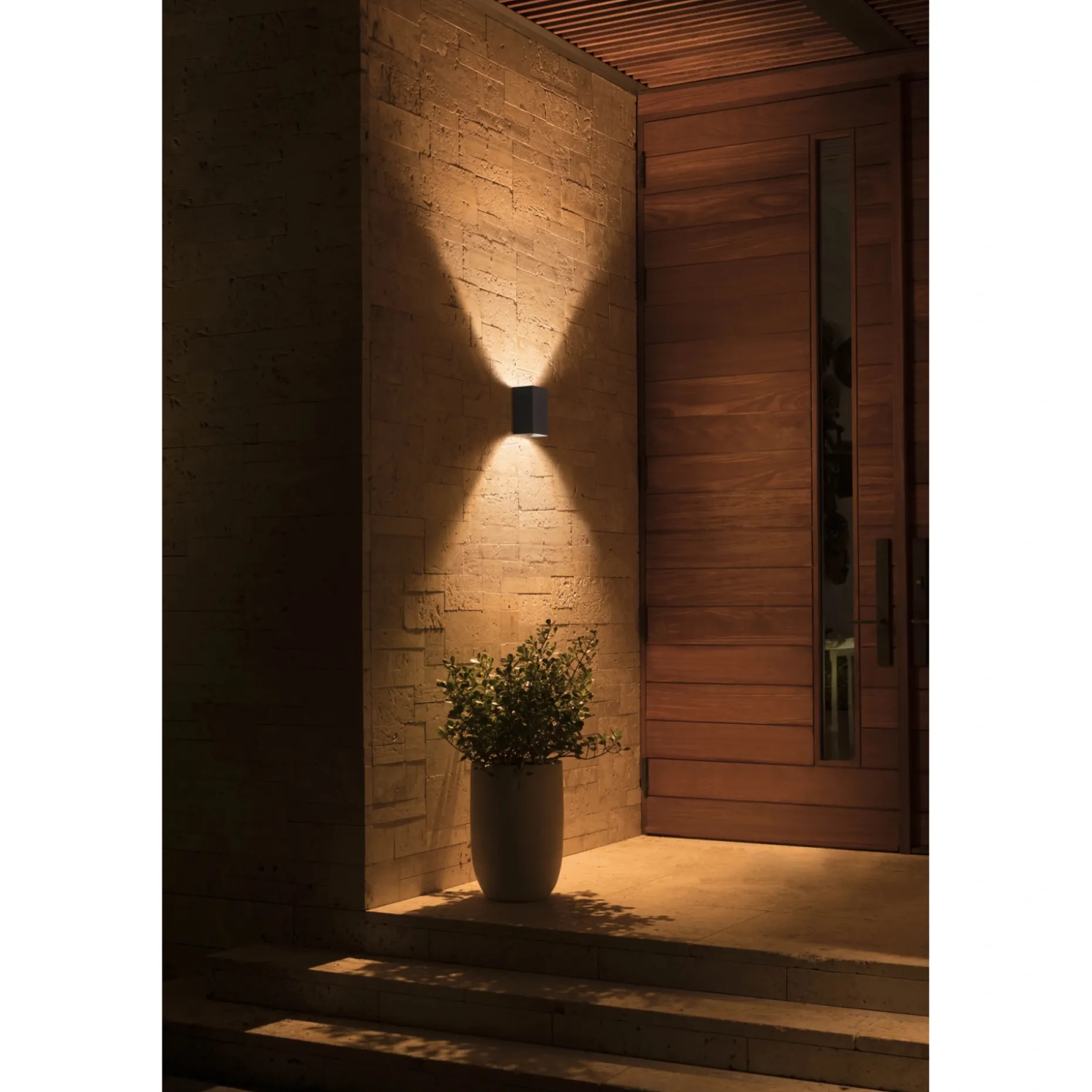 PHILIPS HUE WCA RESONATE UDENDØRS VÆGLAMPE 16W SORT