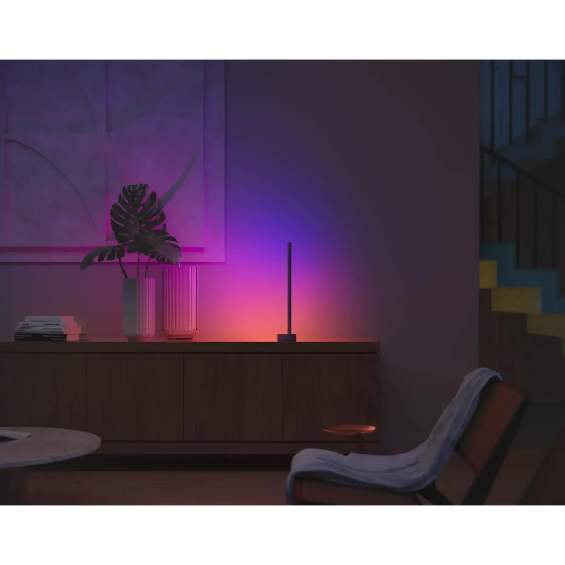 PHILIPS HUE WCA WCA BORDLAMPE SORT 55,3 CM