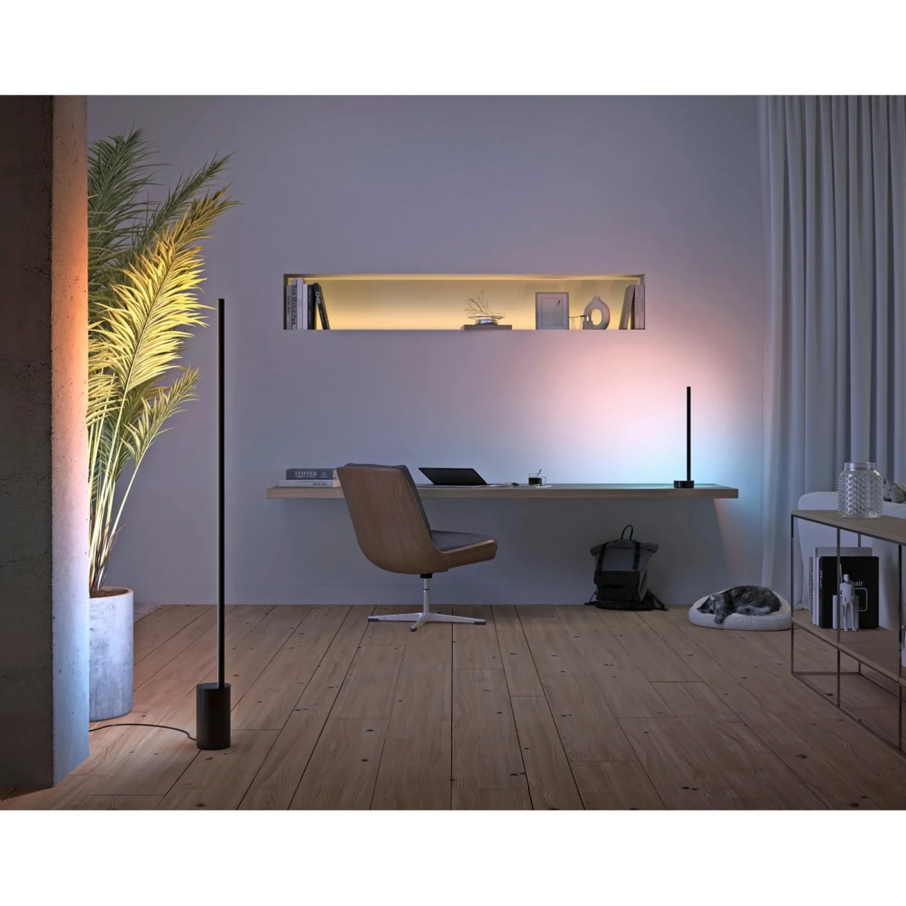 PHILIPS HUE WCA WCA GULVLAMPE SORT 145,8
