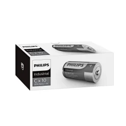 PHILIPS INDUSTRIAL ALKALINE C BATTERI 10 STK/PAK