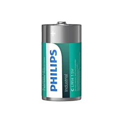 PHILIPS INDUSTRIAL ALKALINE C BATTERI 10 STK/PAK