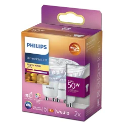 PHILIPS LED PÆRE SPOT GU10 4W