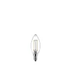 PHILIPS 2-PAK KLAR LED PÆRE KERTE E14 2W