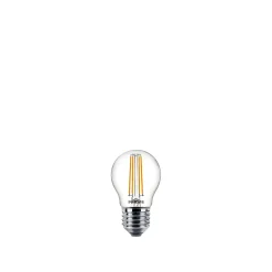 PHILIPS 2-PAK LED PÆRE KRONE E27 4W
