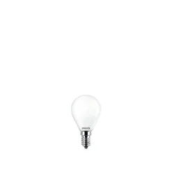 PHILIPS 2-PAK MAT LED PÆRE KRONE E14 4W