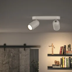 PHILIPS PONGEE 2 SKINNESPOT HVID GU10 2X5,50W