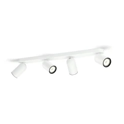 PHILIPS PONGEE 4 SKINNESPOT HVID GU10 4X5,5W