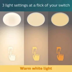PHILIPS SCENESWITCH SUPER SLIM PLAFOND 18W HVID 30 CM