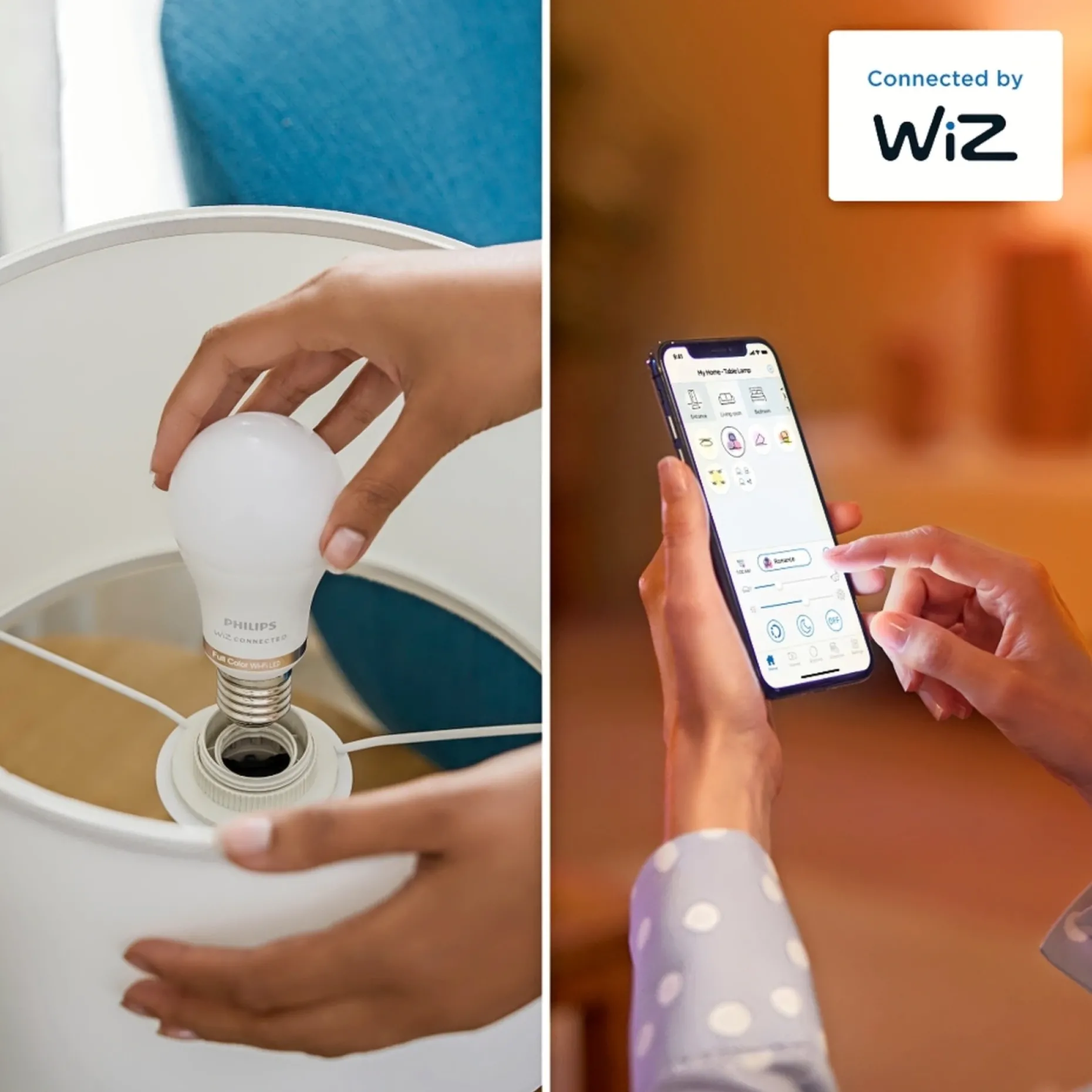 PHILIPS SMART COLOR COLOR LED PÆRE E27 KRONE 5W