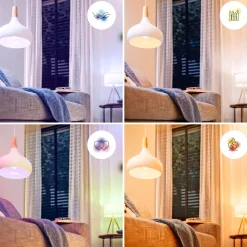 PHILIPS SMART COLOR COLOR LED PÆRE E27 KRONE 5W