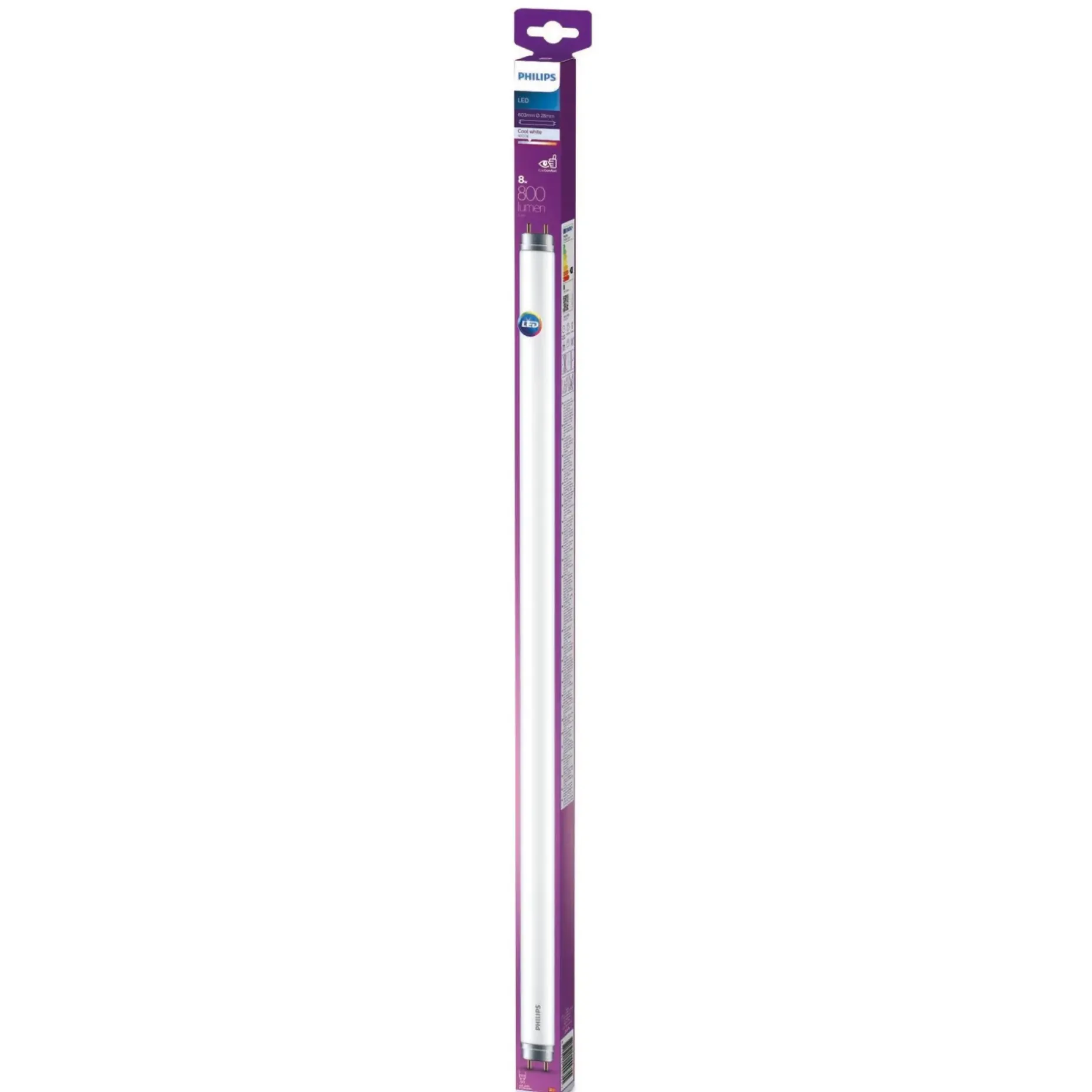 PHILIPS T8 LYSSTOFRØR G13 8W