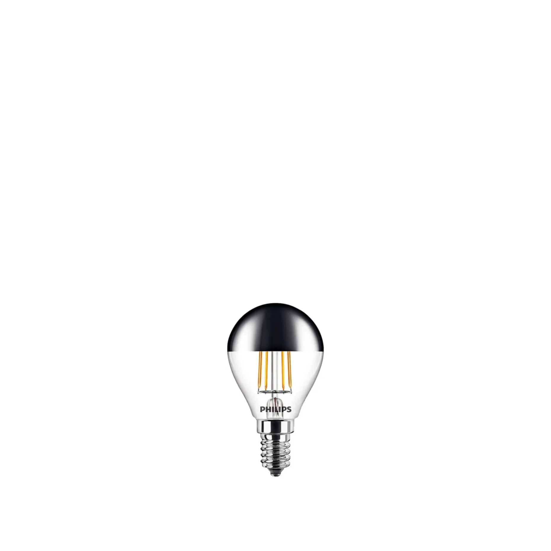 PHILIPS TOPFORSPEJLET LED PÆRE KRONE E14 4W