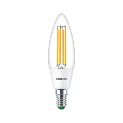 PHILIPS ULTRA EFFICIENT LED PÆRE KERTE E14 2W