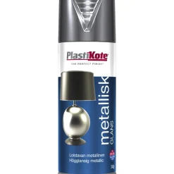 PLASTI KOTE BRILLIANT 161 METALIC SPRAYMALING 400 ML SØLV