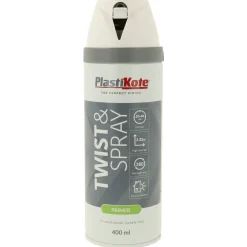 PLASTI KOTE TWIST PRIMER SPRAYMALING 400 ML HVID