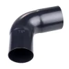 PLASTMO PLAST 75 MM BØJNING SORT