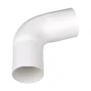 PLASTMO PLAST 75 MM BØJNING HVID