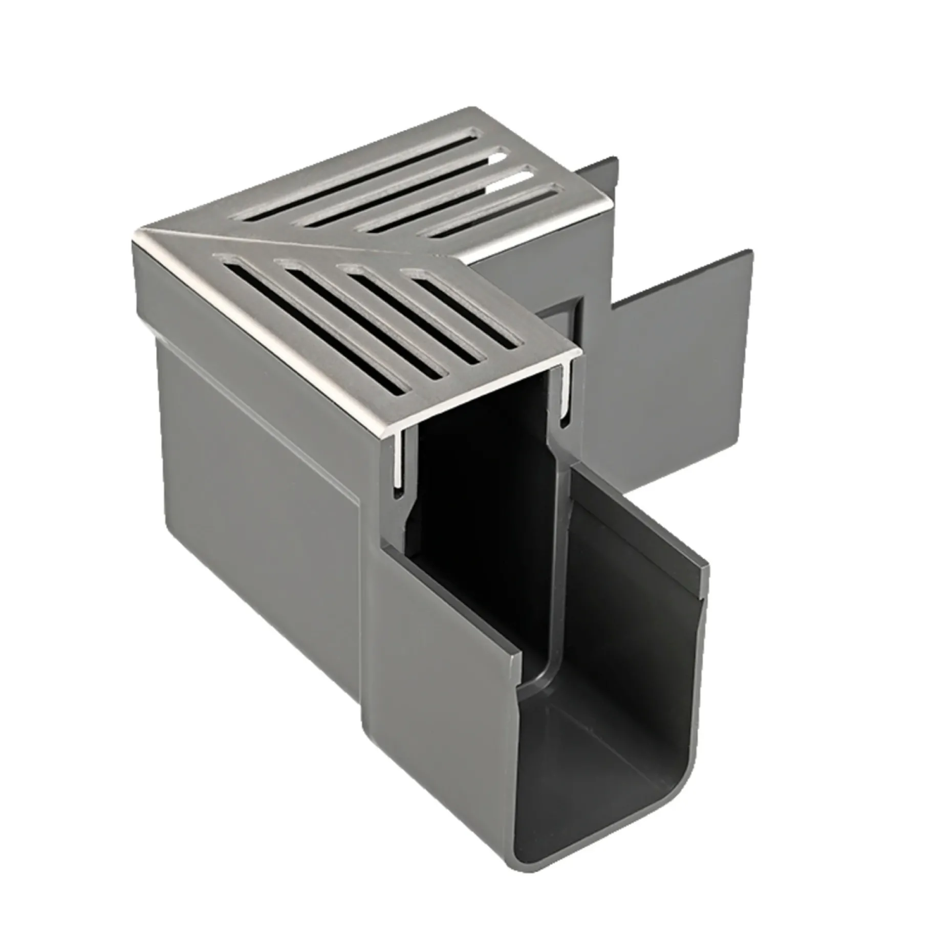 PLASTMO SLIMLINE HJØRNE 16X10X16 CM.