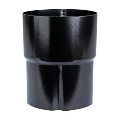 PLASTMO SORT 90 MM RØRSAMLEMUFFE