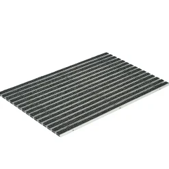 PLASTMO VARIO RIBBER DØRMÅTTE 60X40 CM ANTRACIT