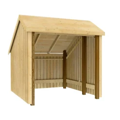 PLUS 1 MODUL ÅBEN STANDARD CYKELSKUR 5,7 M2